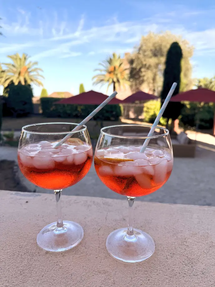 Drinks at La Napoule Castle